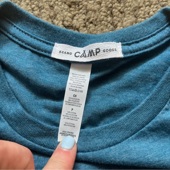 Camp Brand Goods Happy Camper Unisex T-Shirt - Picture 4 of 6